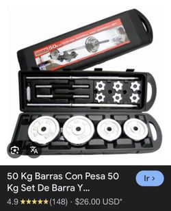 50 kg Barbell Set Gym set