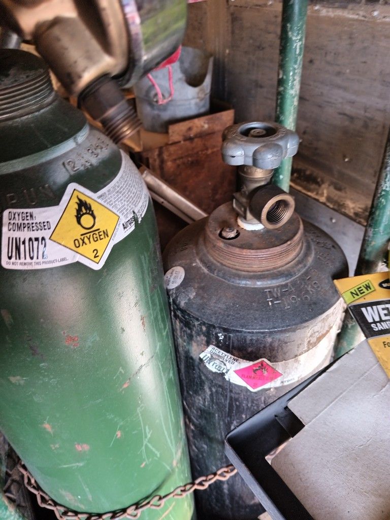 Acetileno Y Oxigeno Antorcha Para Cortar Metal