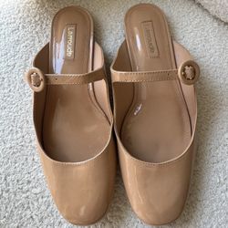 Larroude Mary Jane Mules