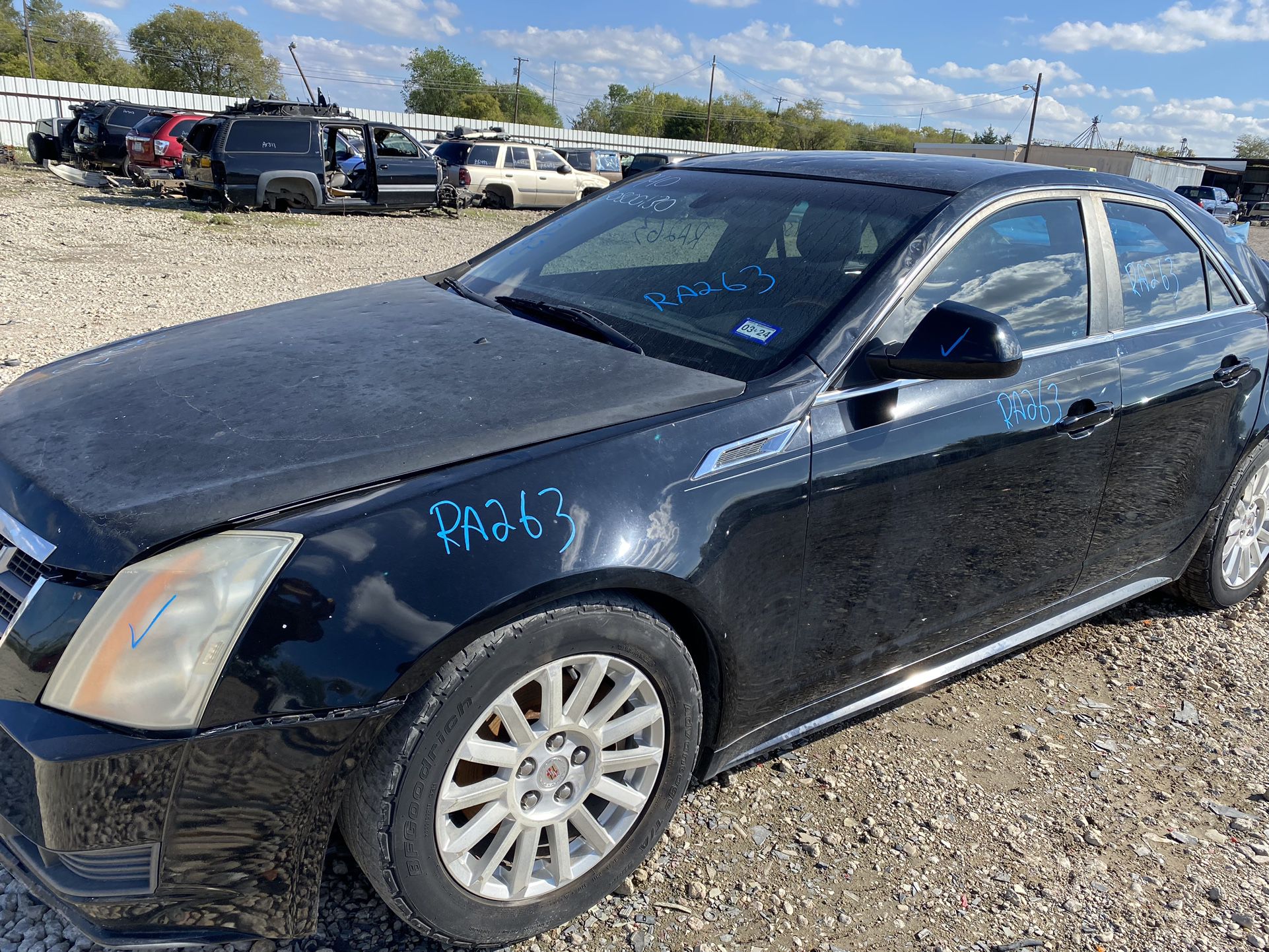 FOR PARTS ONLY 2012 Cadillac CTS 3.0L RWD Good Motor Trans 