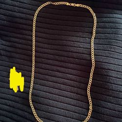 14K GOLD CUBAN CHAIN