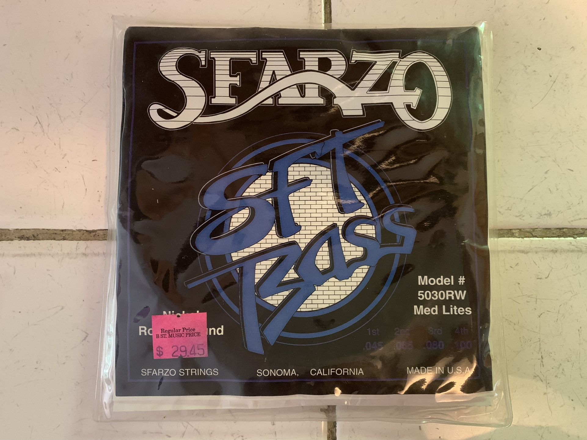 Bass Guitar Strings, Sfarzo Nickel Wound