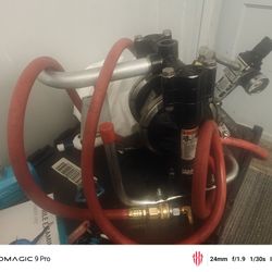 Graco Husky 307 air-operated double diaphragm pump. 