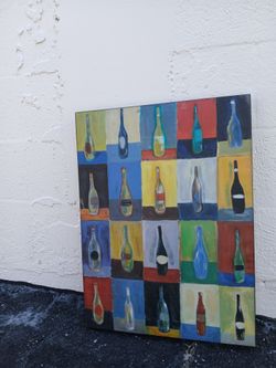 Wine painting