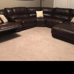 Ashley Leather Sectional