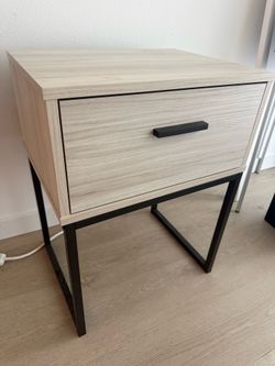 Nightstand with Lamp