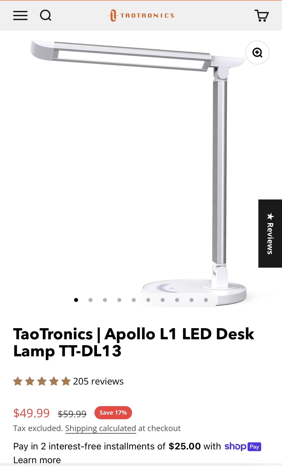 Table Led Lamp