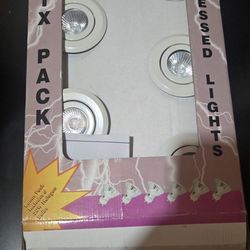 6  Pack Ressed Lighting