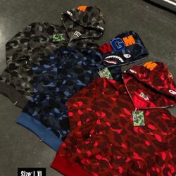 Bape hoodies