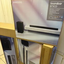Samsung (HW-B73CD) – 5.1 Channel Soundbar System | Dolby Digital, Wireless Subwoofer, Adaptive Sound Etc.