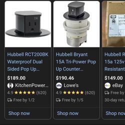 Counter Pop-up Plugs