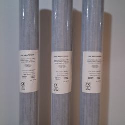 York Wallcoverings - 
Tasar Silk High Performance Wallpaper- Blue Cargo (3 double rolls)  27x27