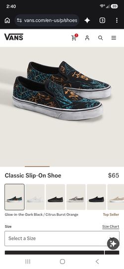 Vans Classic Slip On (Mens 6.5/Women's 8)