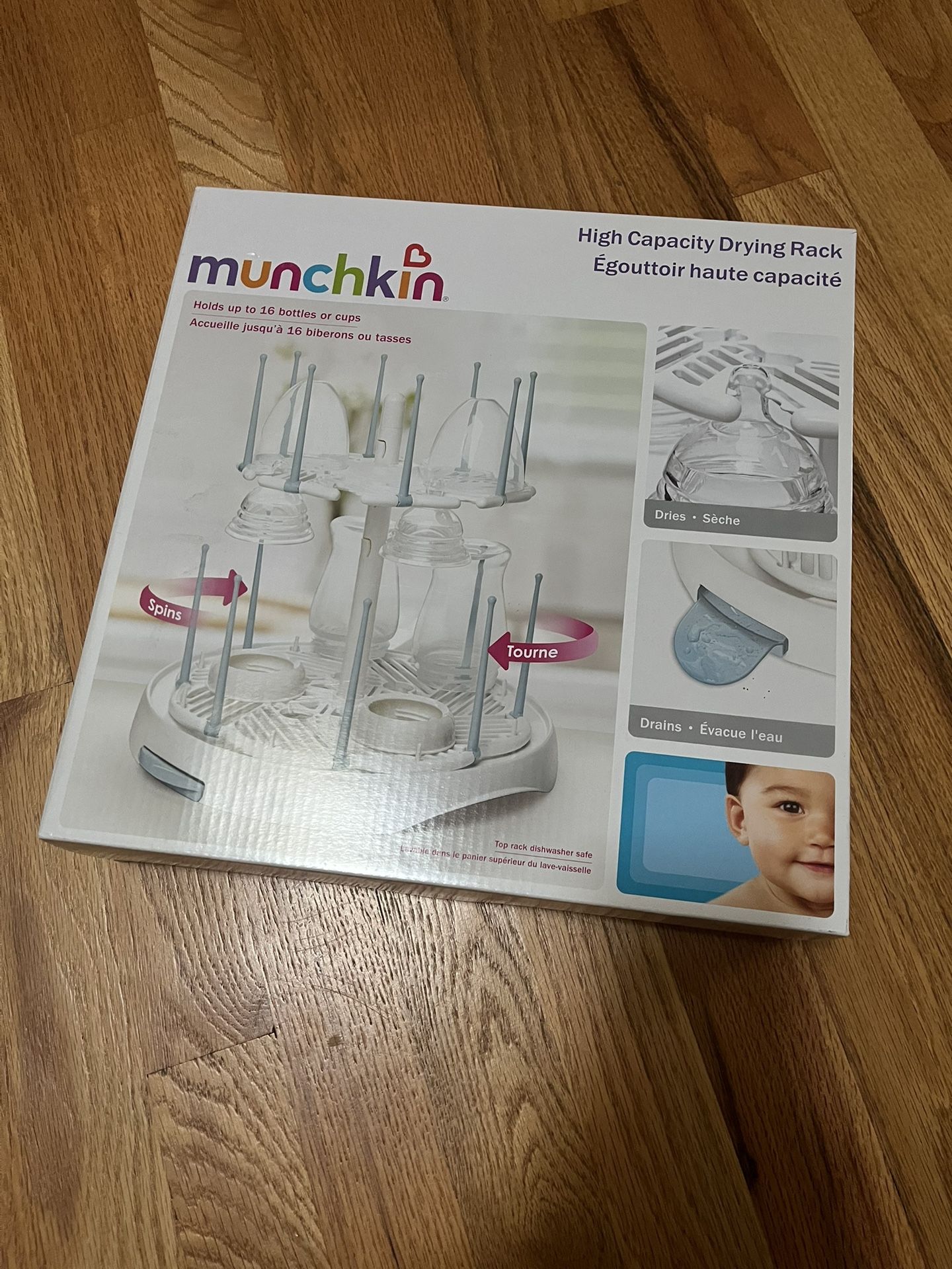 Munchkin Baby Bottle Drying Rack In Box