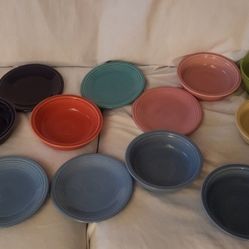 15 Misc Pcs HLC Fiesta Bowls / Plates Homer Laughin