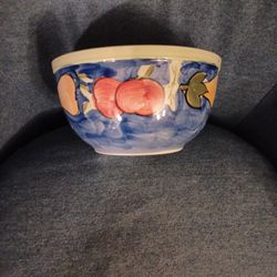 Emerald Collection Hand Painted Ceramic Bowl