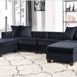 Sectional Sofa + Ottoman