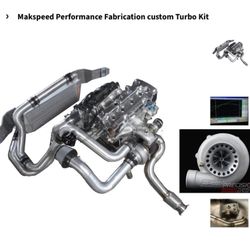 K series Makspeed Turbo Kit - Upgraded 58/62 Precision Turbo - Complete & Ready to Boost!