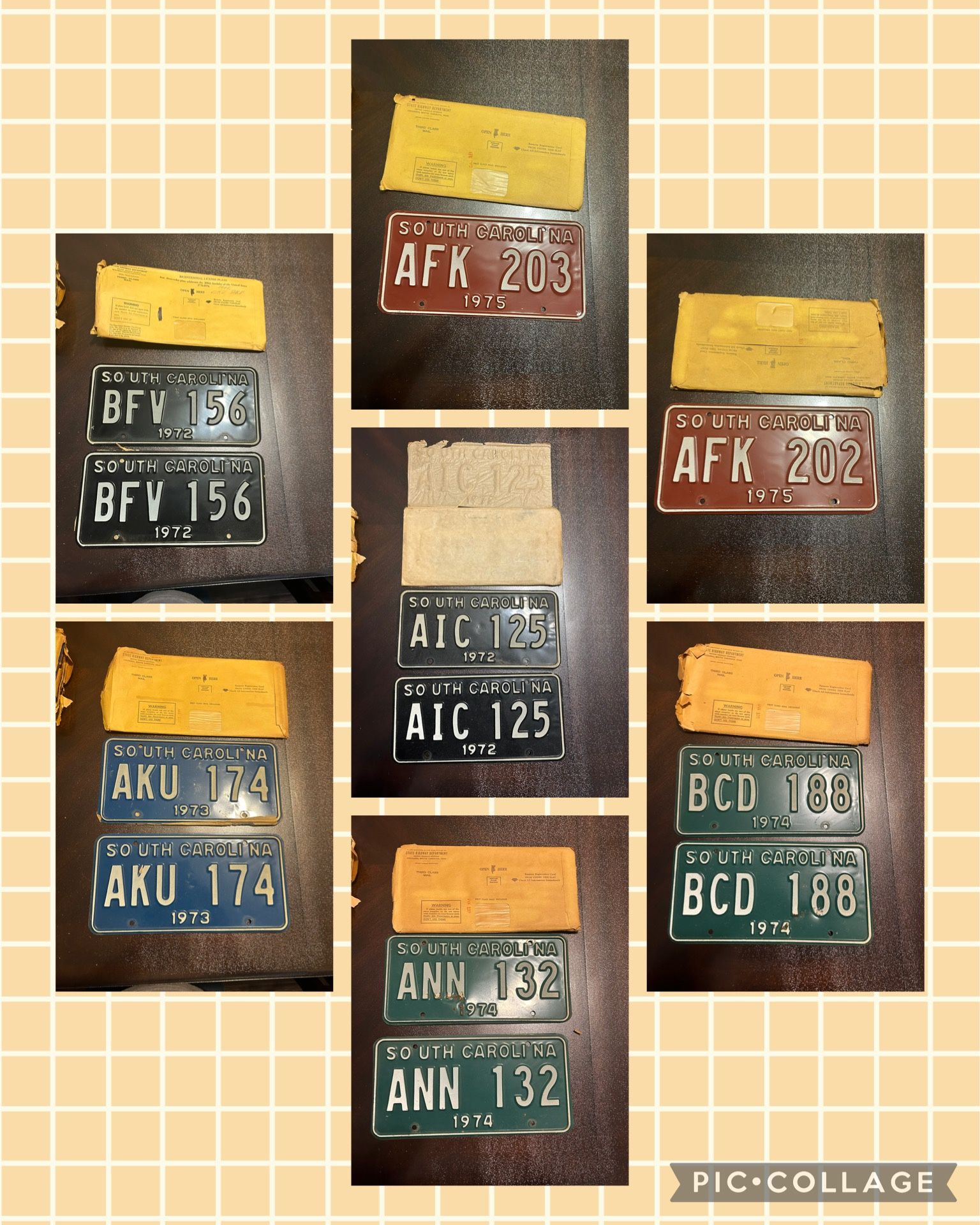 12 Old Plates