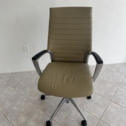 Free Adjustable Leather Office Chair Must Be Picked Up UNTILL 7pm Today