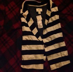 NWT Forever 21 black and white vest