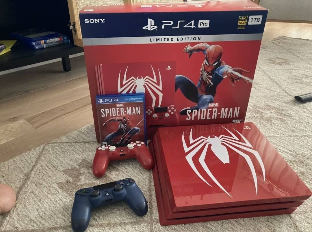 Open Box: PlayStation 4 Pro 1TB Limited Edition - Marvel's Spider