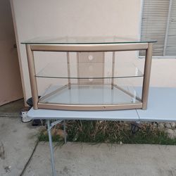 Glass  Table Metal Frame