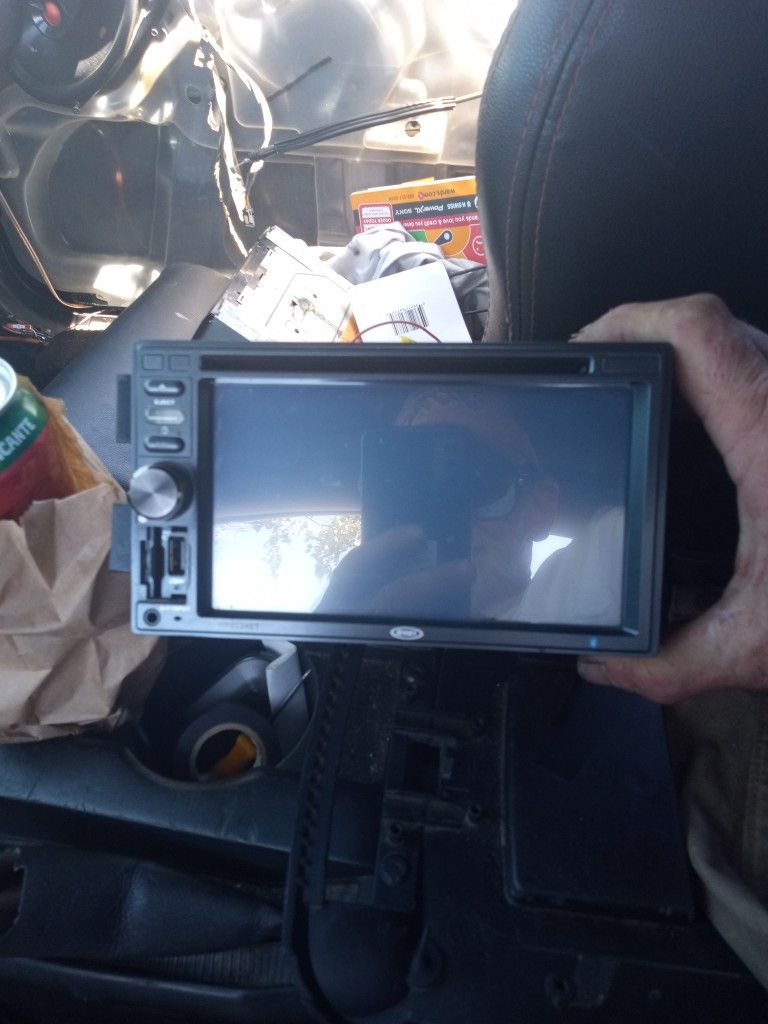 Jensen Audio Receiver Touch Screen DVD Bluetooth Clean No Scratches