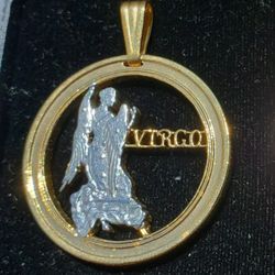 Jewelry Pendant Necklace Zodiac Signs  Virgo  Gift