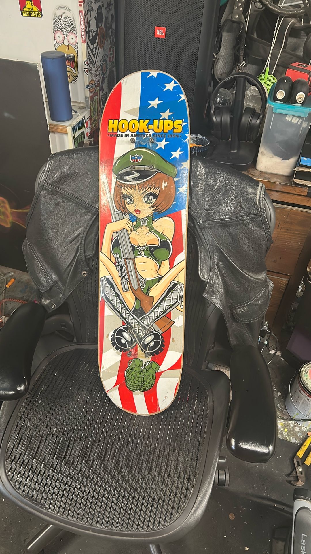 Rare ASF OG Hook UPS Skateboard