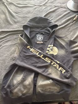 Hella star grey zip up size m