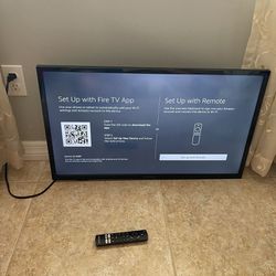 Used 32’ Insignia Fire Tv With Rocket Fish Mount