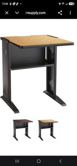 Safco Reversible Top  Computer Desk / Printer Stand