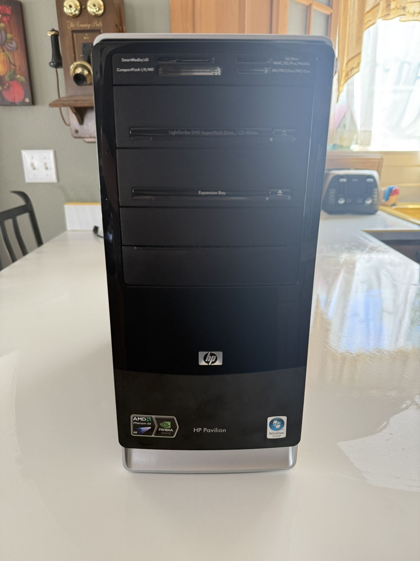 HP Pavilion A6700Y PC Tower AMD Phenom X4 9150E Quad-Core 4GB RAM Windows Vista