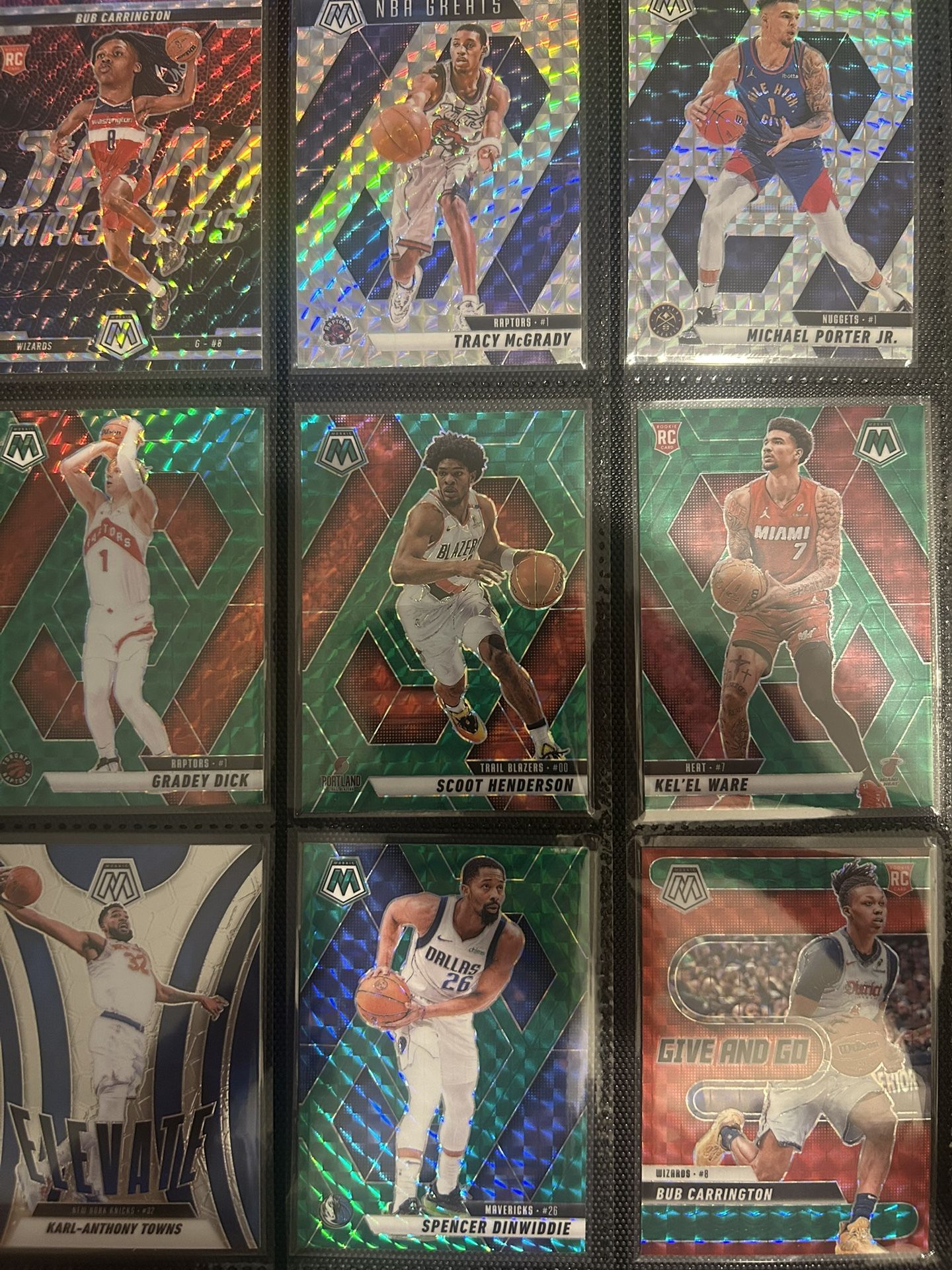 Mixed NBA cards