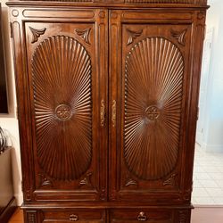 Antique 1990’s Tommy Bahama Entertainment Armoire