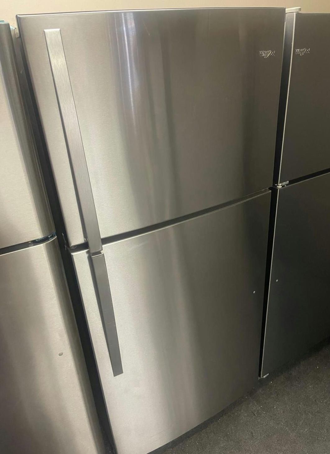 Whirlpool Top Mount Refrigerator Stainless Steel