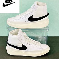 Nike Blazer Phantom Mid ‘White/Black Limited Edition [DX5800-100] NEW!  SIZE: 8.5 MEN’s / CM: 26.5