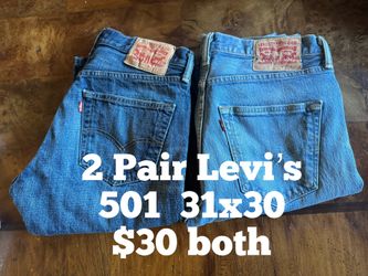 2 Pair Levi’s  501  31x30  $30 both - Corrales