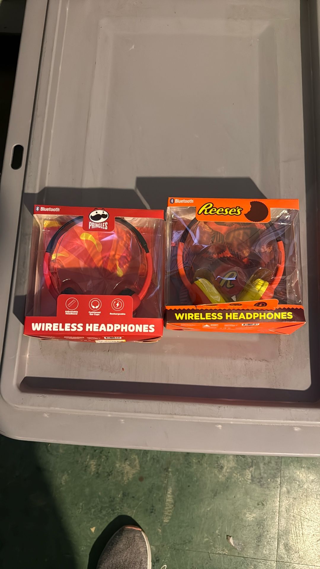 Two Wireless Headsets