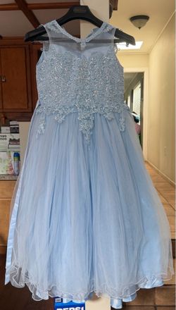 Blue dress size 10 youth/kids