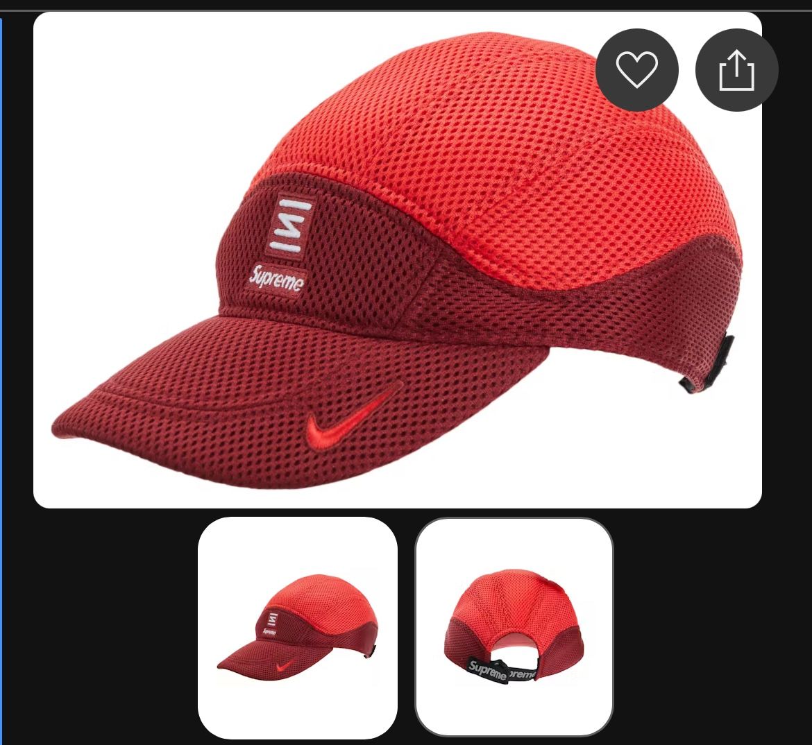Supreme Nike Collab Hat
