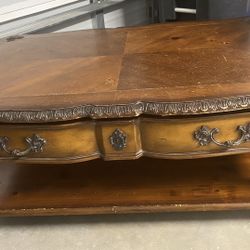 Solid Wood Coffee Table 