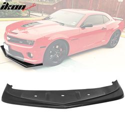 Fits 2010-2013 Chevy Camaro V8 SS Z28 Style Front Bumper Lip Spoiler Unpainted PU