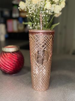 Starbucks Rose Gold Diamond Tumbler