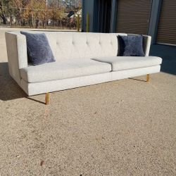 Free Delivery - CB2 Mid-Century Modern Sofa - Act Fast Before It's Gone!