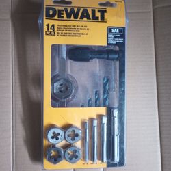 DeWalt tap and die set SAE