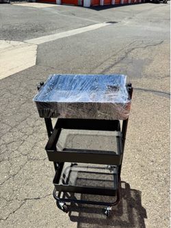 Rolling cart storage bar
