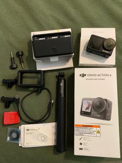 DJI Osmo Action 4 Adventure Combo – Like New – Original Box