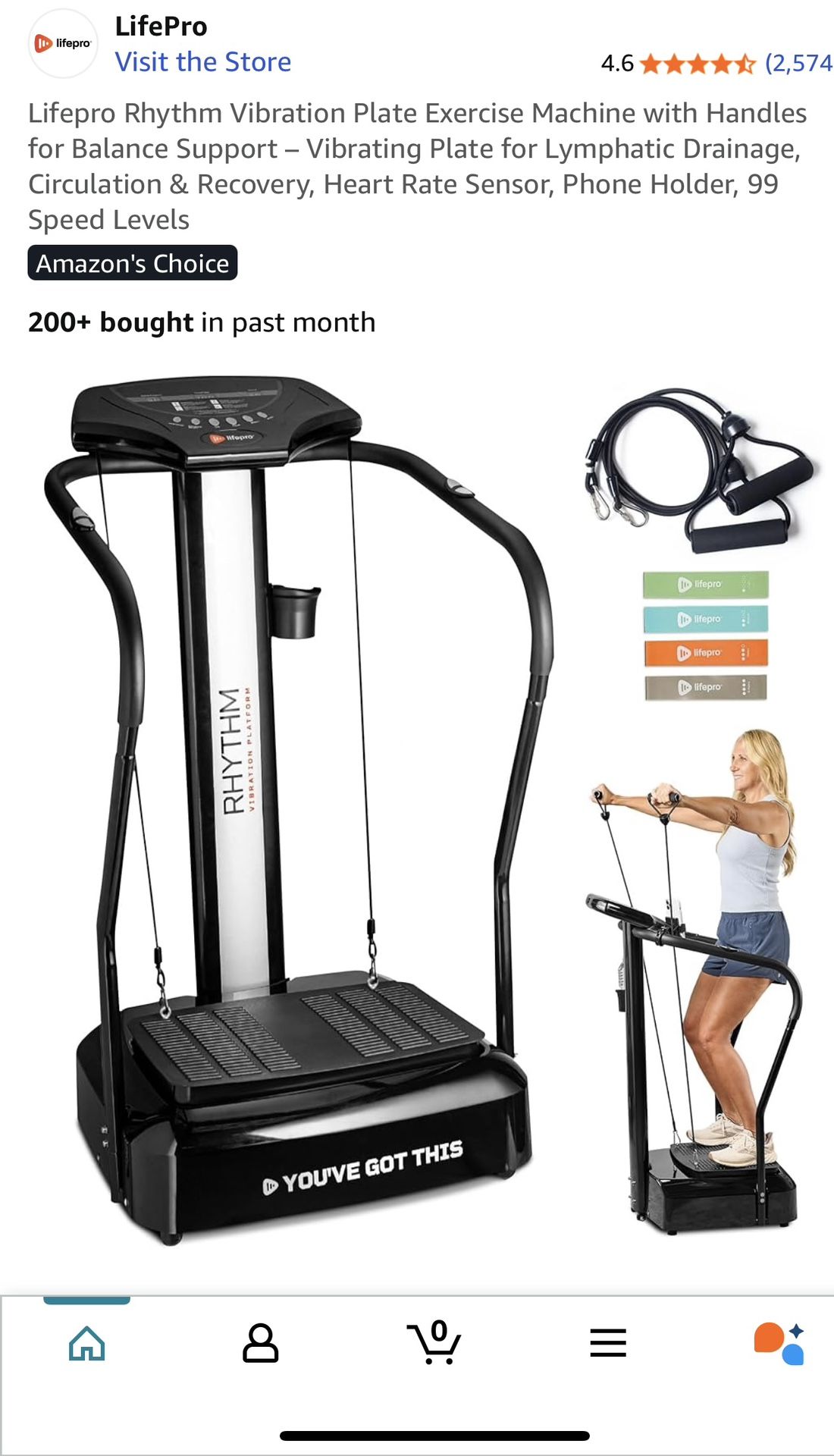 Lifepro Lymphatic Stimulation Vibration Plate